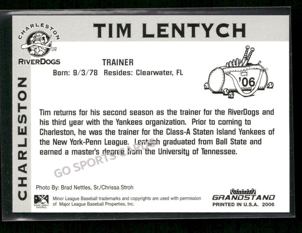 2006 Charleston RiverDogs Tim Lentych