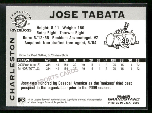 2006 Charleston RiverDogs Jose Tabata
