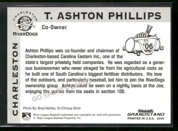 2006 Charleston RiverDogs T Ashton Phillips