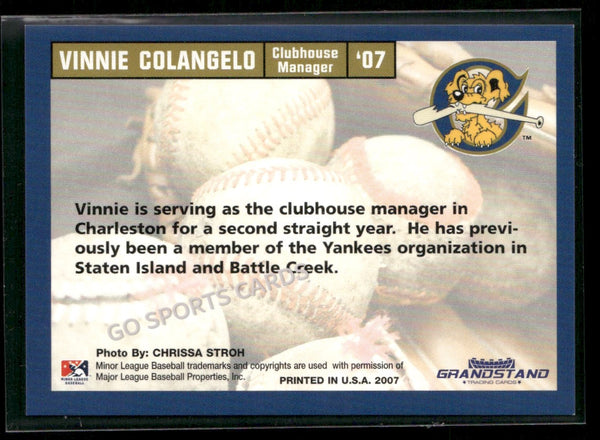 2007 Charleston RiverDogs Vinnie Colangelo