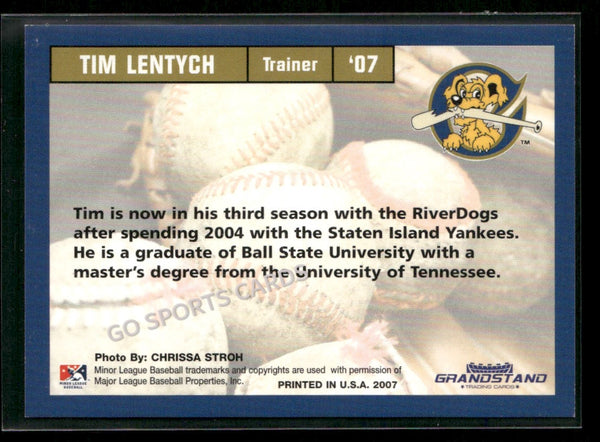 2007 Charleston RiverDogs Tim Lentych