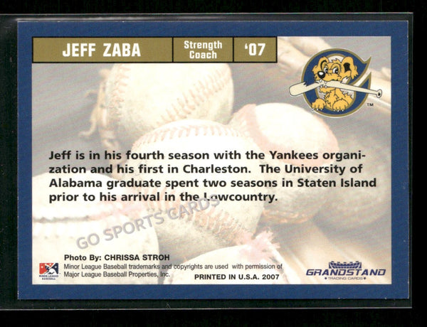 2007 Charleston RiverDogs Jeff Zaba