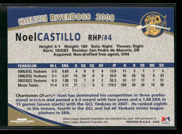 2008 Charleston Riverdogs Noel Castillo