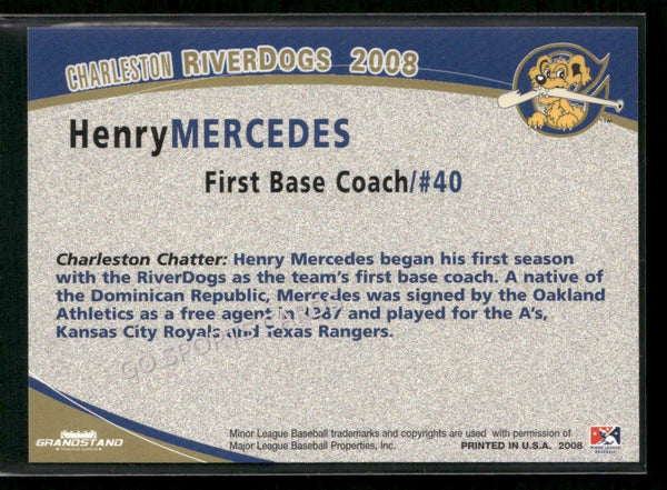 2008 Charleston Riverdogs Henry Mercedes