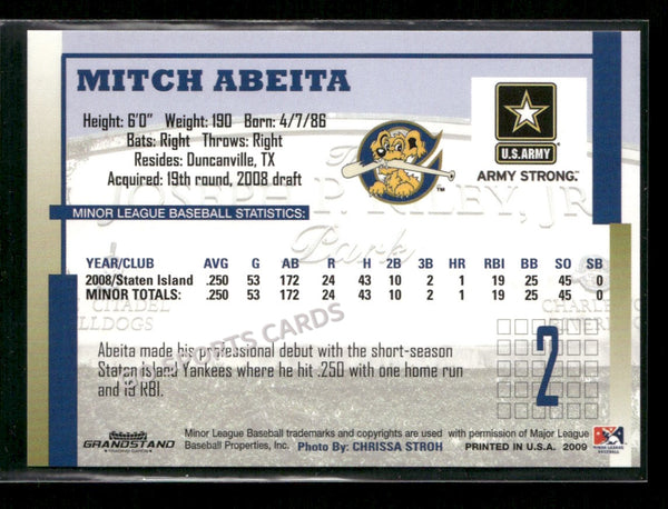 2009 Charleston RiverDogs Mitch Abeita