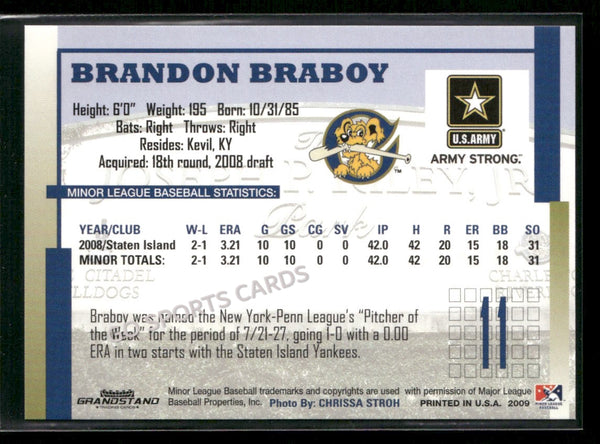 2009 Charleston RiverDogs Brandon Braboy