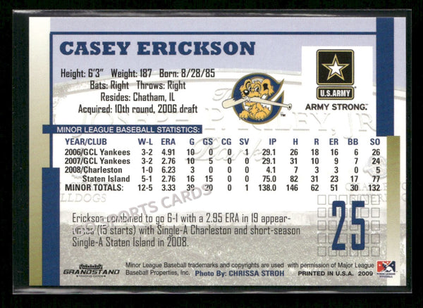 2009 Charleston RiverDogs Casey Erickson