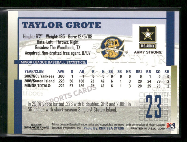 2009 Charleston RiverDogs Taylor Grote