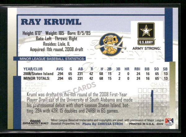 2009 Charleston RiverDogs Ray Kruml