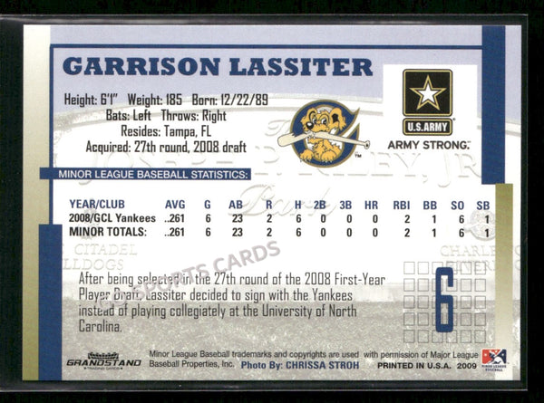 2009 Charleston RiverDogs Garrison Lassiter