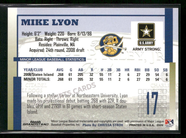 2009 Charleston RiverDogs Mike Lyon