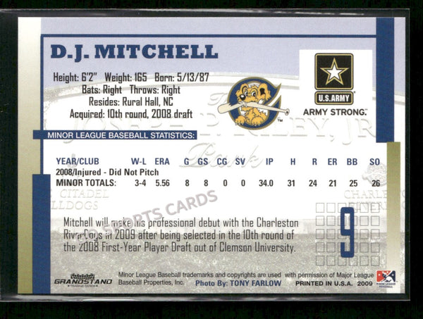 2009 Charleston RiverDogs DJ Mitchell