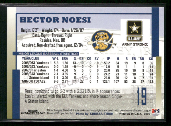2009 Charleston RiverDogs Hector Noesi
