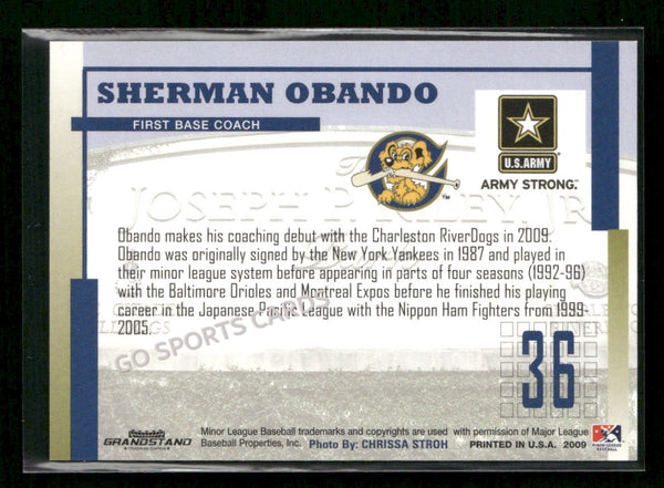 2009 Charleston RiverDogs Sherman Obando