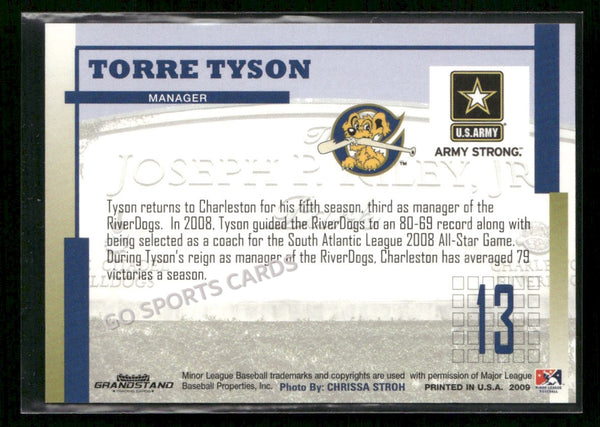 2009 Charleston RiverDogs Torre Tyson