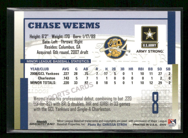 2009 Charleston RiverDogs Chase Weems
