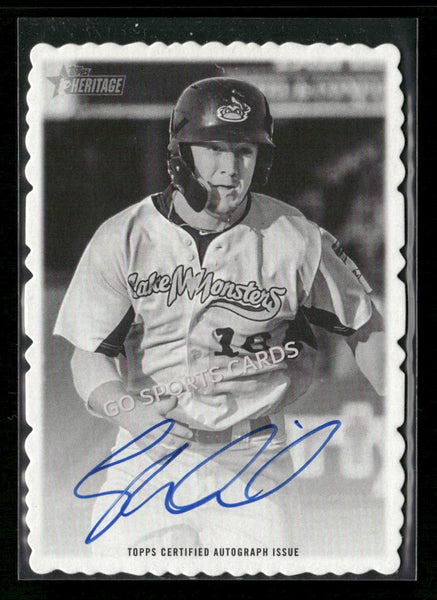 2018 Topps Heritage Minor League 1969 Deckle Edge Auto /99 Greg Deichmann