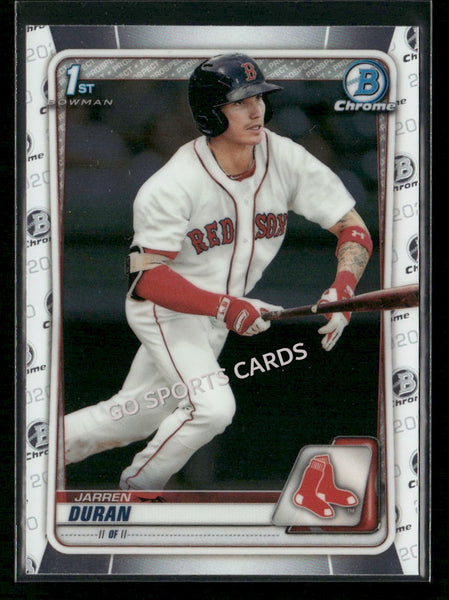 2020 Bowman Chrome Prospects Jarren Duran #BCP-144 1st RC