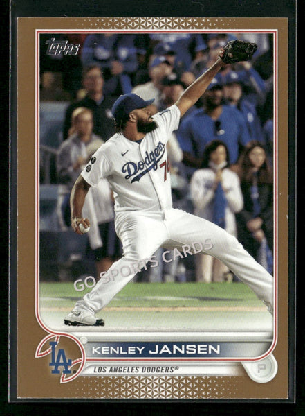 2022 Topps Series 2 Kenley Jansen #396 Gold /2022