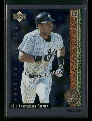 1998 Upper Deck 10th Anniversary Preview Derek Jeter #41