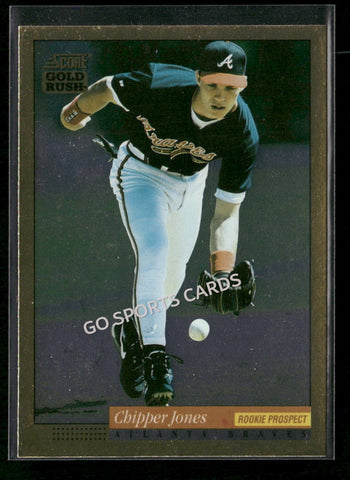 1994 Score Gold Rush Chipper Jones #572 RC Rookie
