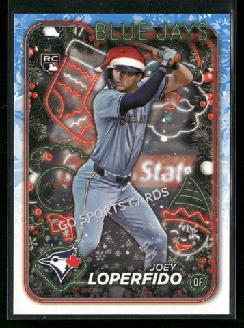 2024 Topps Holiday Holiday Variation Joey Loperfido #H71 RC Rookie