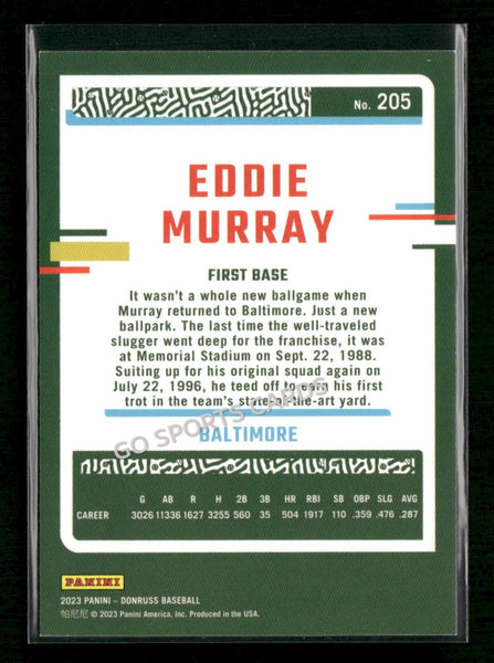 2023 Donruss On Fire Emoji /75 Eddie Murray #205