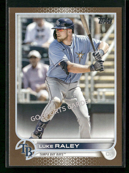 2022 Topps Update Series Luke Raley #US24 Gold /2022