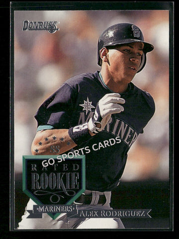 1995 Donruss Raded Rookie Alex Rodriguez #114