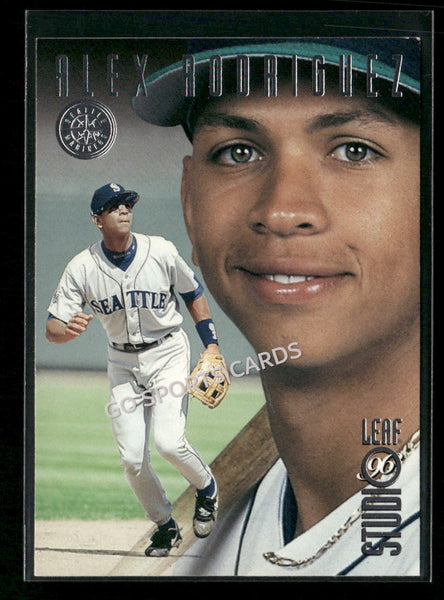 1996 Leaf Studio Alex Rodriguez #65