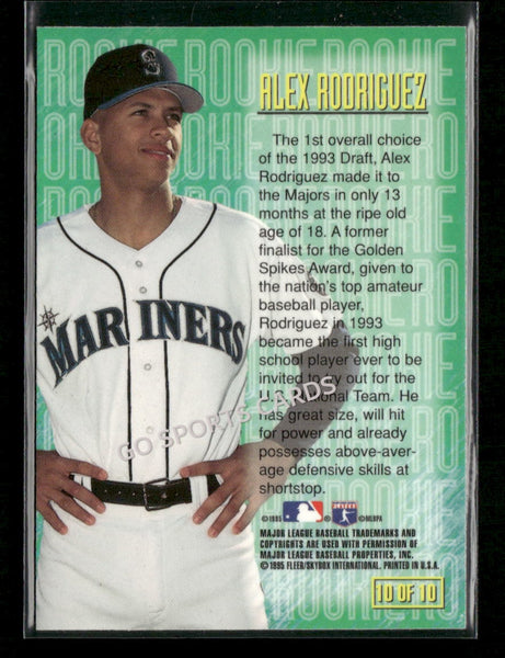 1995 Emotion Alex Rodriguez #10 RC Rookie