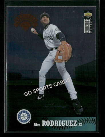 1997 Upper Deck Collector's Choice Ken Griffey Jr Hot List Alex Rodriguez #332