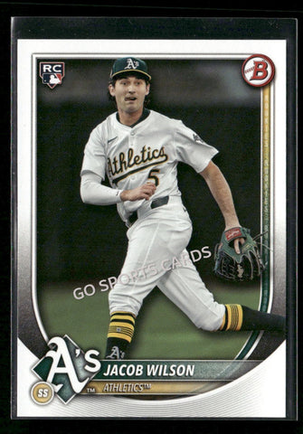 2025 Bowman Jacob Wilson #9 RC Rookie