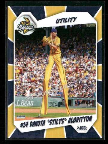 2026 Savannah Bananas Dakota Stilts Albritton
