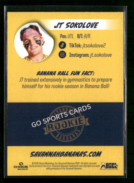 2026 Savannah Bananas JT Sokolove