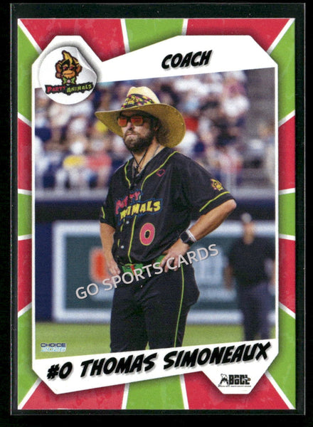 2026 Party Animals Savannah Bananas Thomas Simoneaux