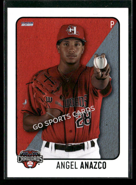 2026 Hickory Crawdads 1st Angel Anazco