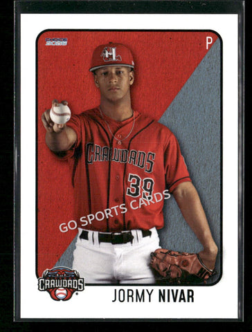 2026 Hickory Crawdads 1st Jormy Nivar