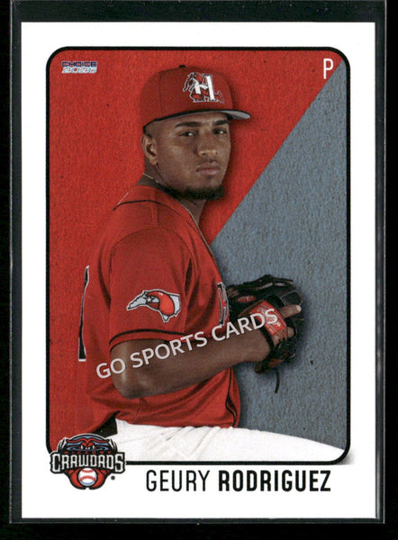 2026 Hickory Crawdads 1st Geury Rodriguez