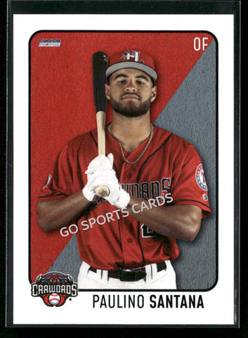 2026 Hickory Crawdads 1st Paulino Santana
