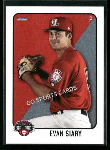 2026 Hickory Crawdads 1st Evan Siary