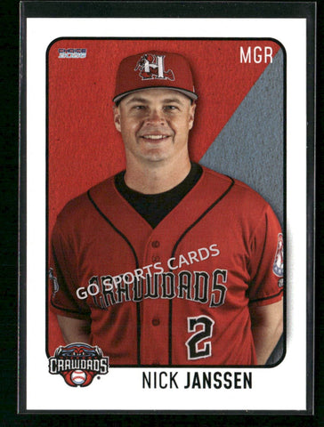 2026 Hickory Crawdads 1st Nick Janssen