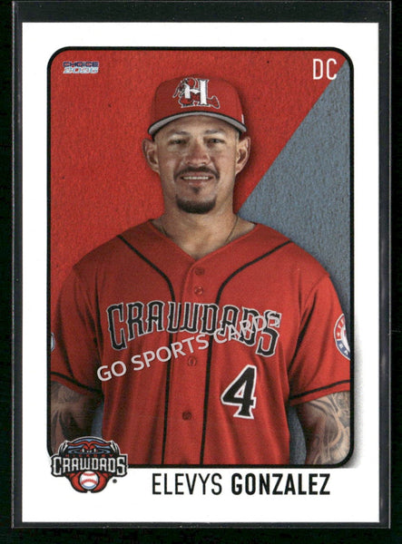 2026 Hickory Crawdads 1st Elevys Gonzalez