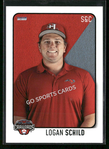 2026 Hickory Crawdads 1st Logan Schild