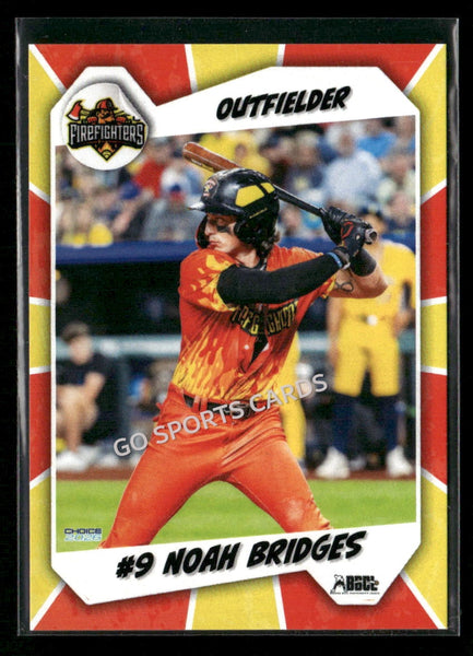 2026 Firefighters Savannah Bananas Noah Bridges
