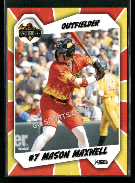 2026 Firefighters Savannah Bananas Mason Maxwell