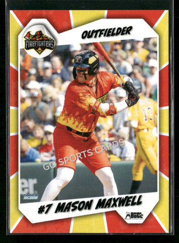 2026 Firefighters Savannah Bananas Mason Maxwell