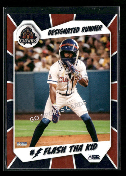 2026 Indianapolis Clowns Savannah Bananas Flash Tha Kid