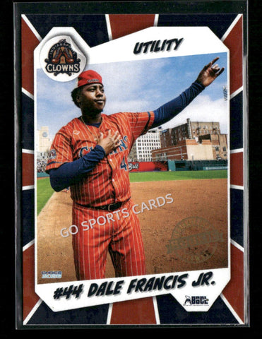 2026 Indianapolis Clowns Savannah Bananas Dale Francis Jr