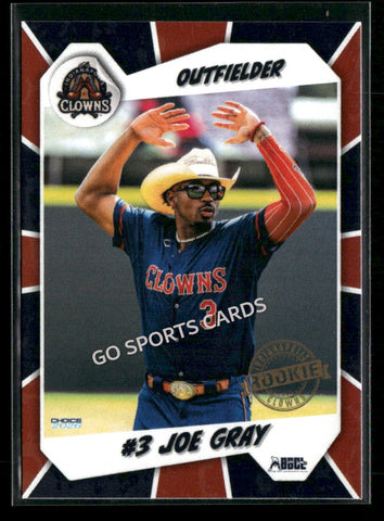 2026 Indianapolis Clowns Savannah Bananas Joe Gray